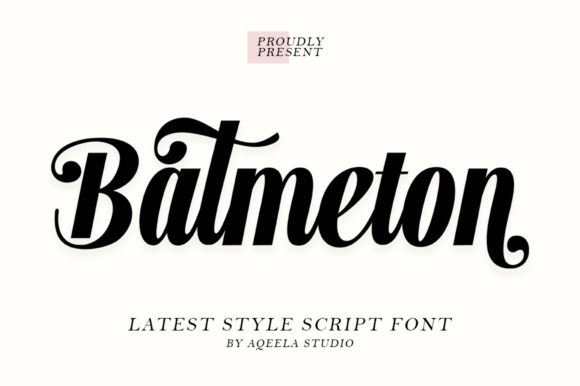 Batmeton Script: The Free-Flowing Font for Authentic Branding