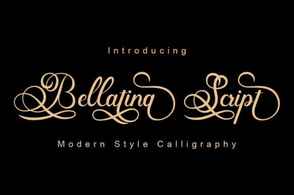 Bellatina Script: A Font for Moments That Matter