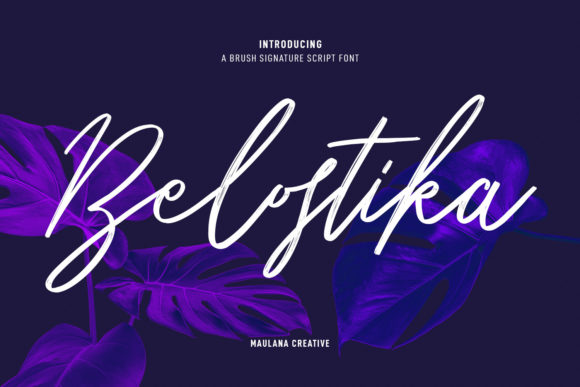 Belostika Script: A Touch of Elegance for Your Creative Projects