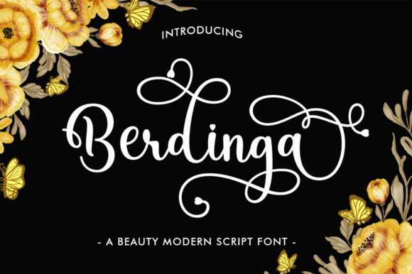 Berdinga Script: The Handcrafted Font for Modern Brands