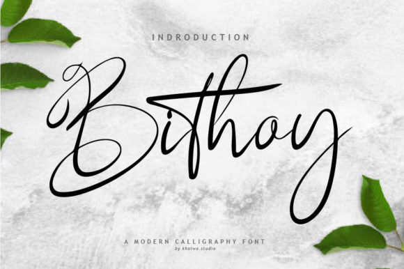 Bithoy Script: A Handwritten Font for Authentic Branding