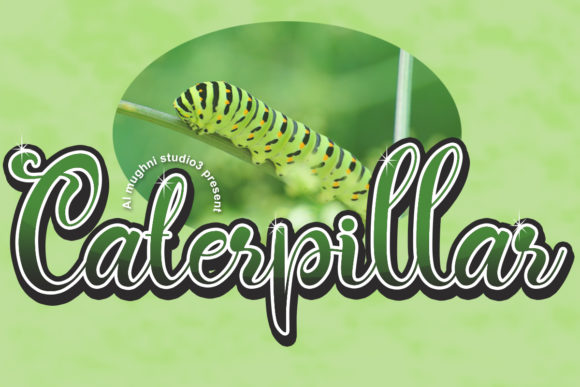 Caterpillar Script: A Handwritten Touch for Elegant Designs