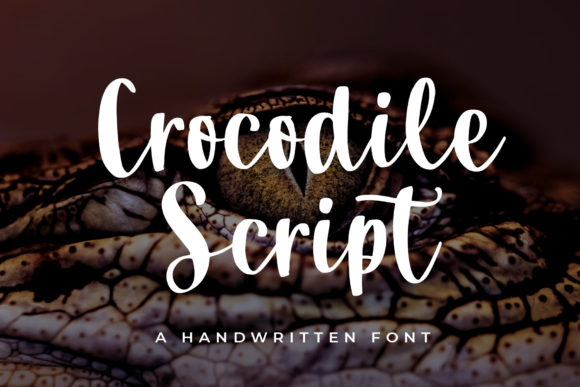 Crocodile Script: The Delicate Handwritten Font for Every Creative Project