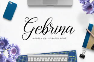 Gebrina Script: The Modern Calligraphy Font for Creative Projects