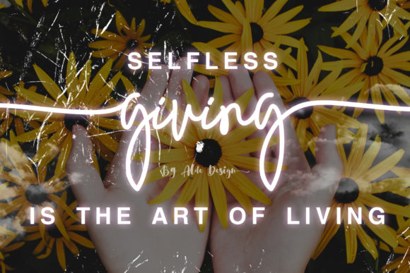 Giving Script: A Font That Feels Like a Thoughtful Gift