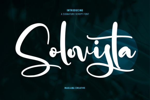 Solovista Signature Script: A Font That Feels Like You