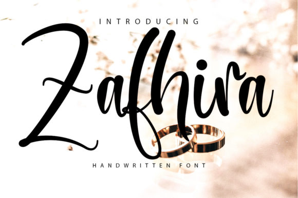 The Organic Flow of Zafhira Script in Modern Branding